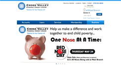 Desktop Screenshot of crossvalleyfcu.org